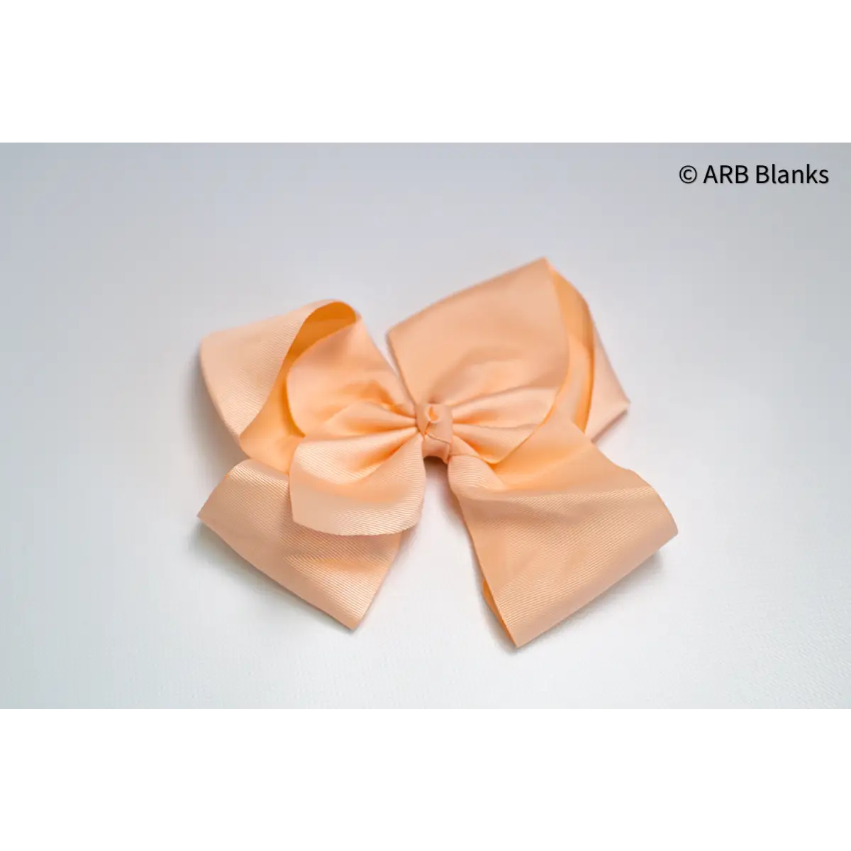 Solid Hair Bows - Peach (New!) / 8’’ - ARB Blanks