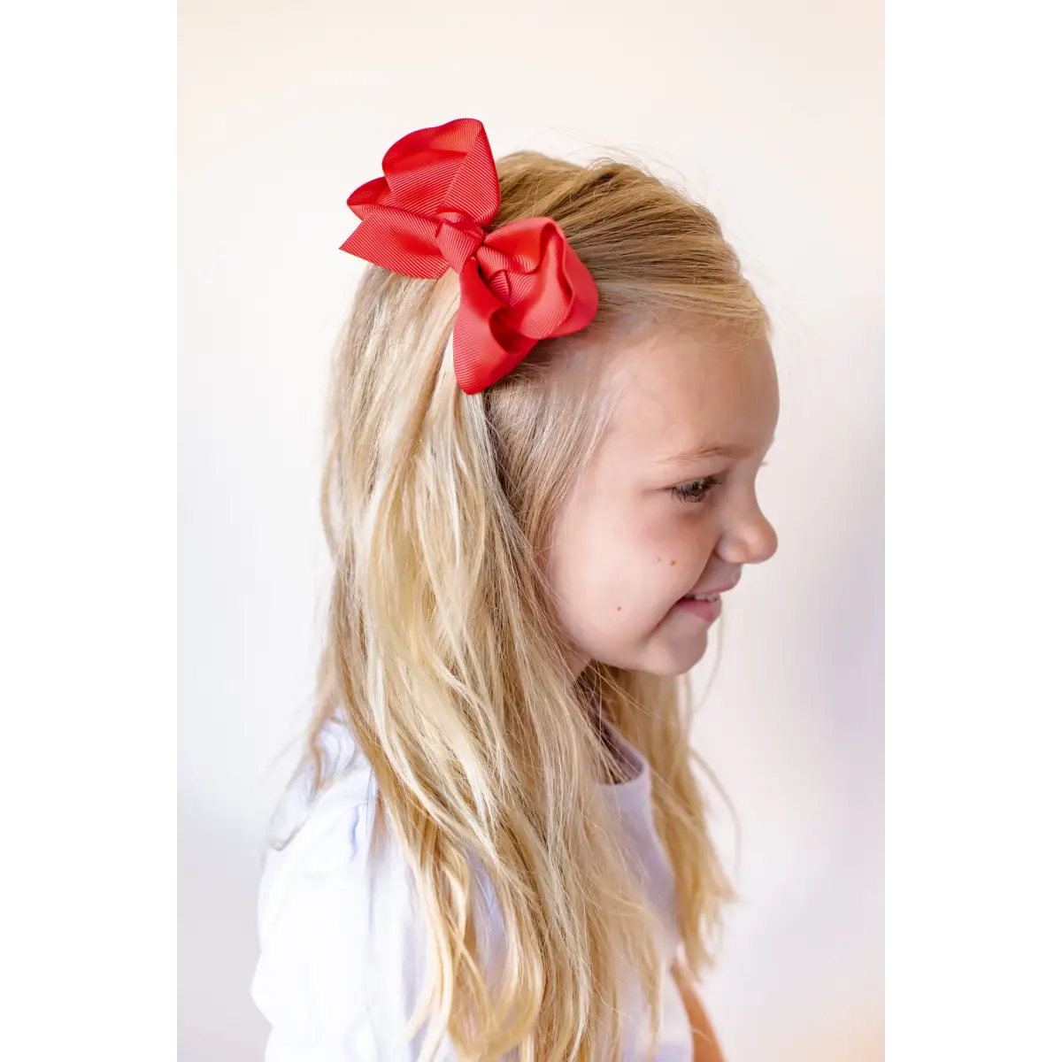 Solid Hair Bows - Red / 4’’ - ARB Blanks