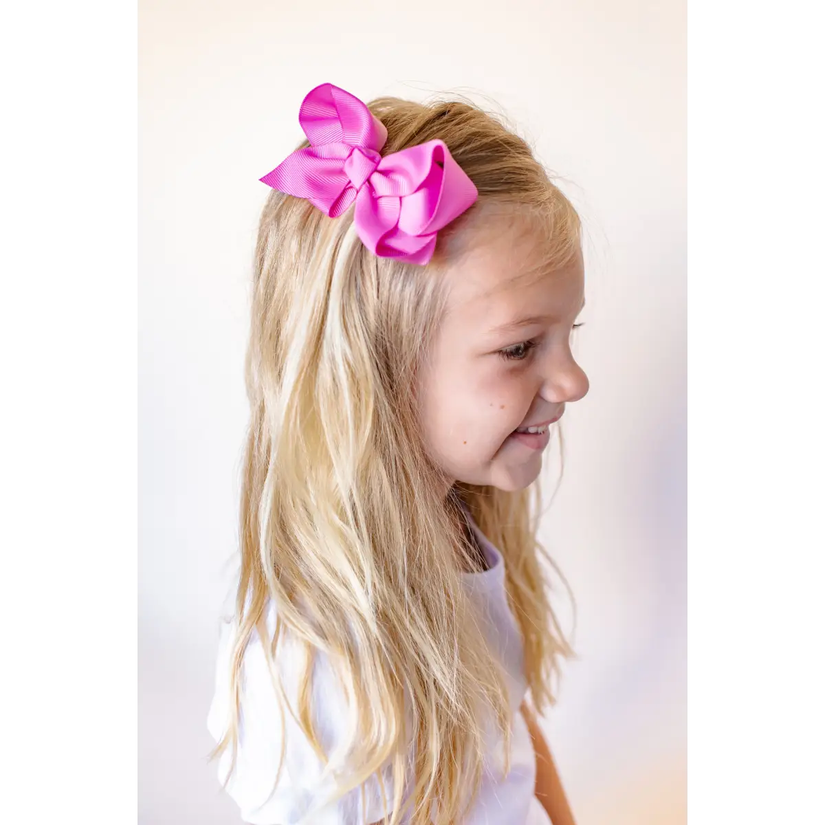 Solid Hair Bows - Rose / 4’’ - ARB Blanks