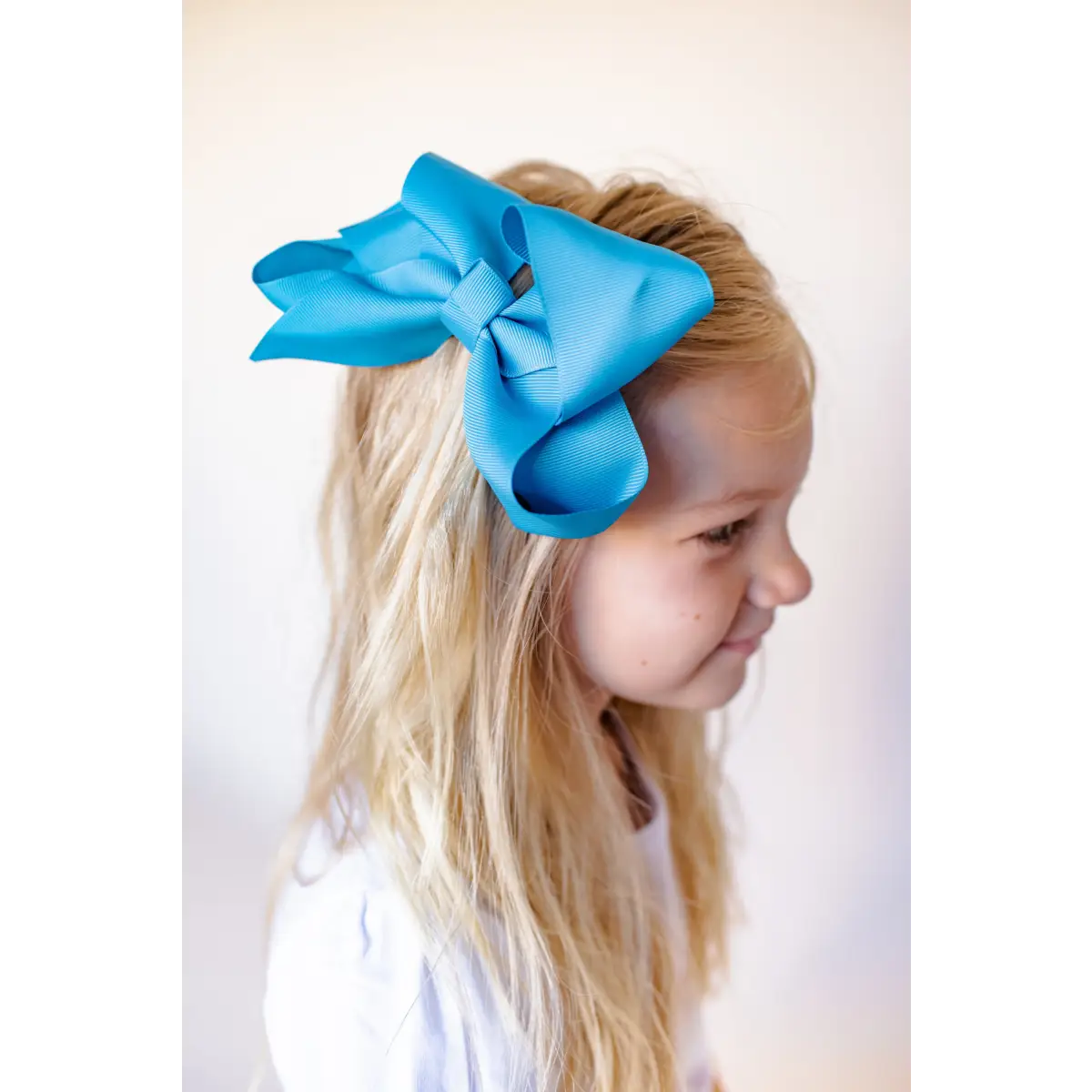 Solid Hair Bows - Teal / 6’’ - ARB Blanks