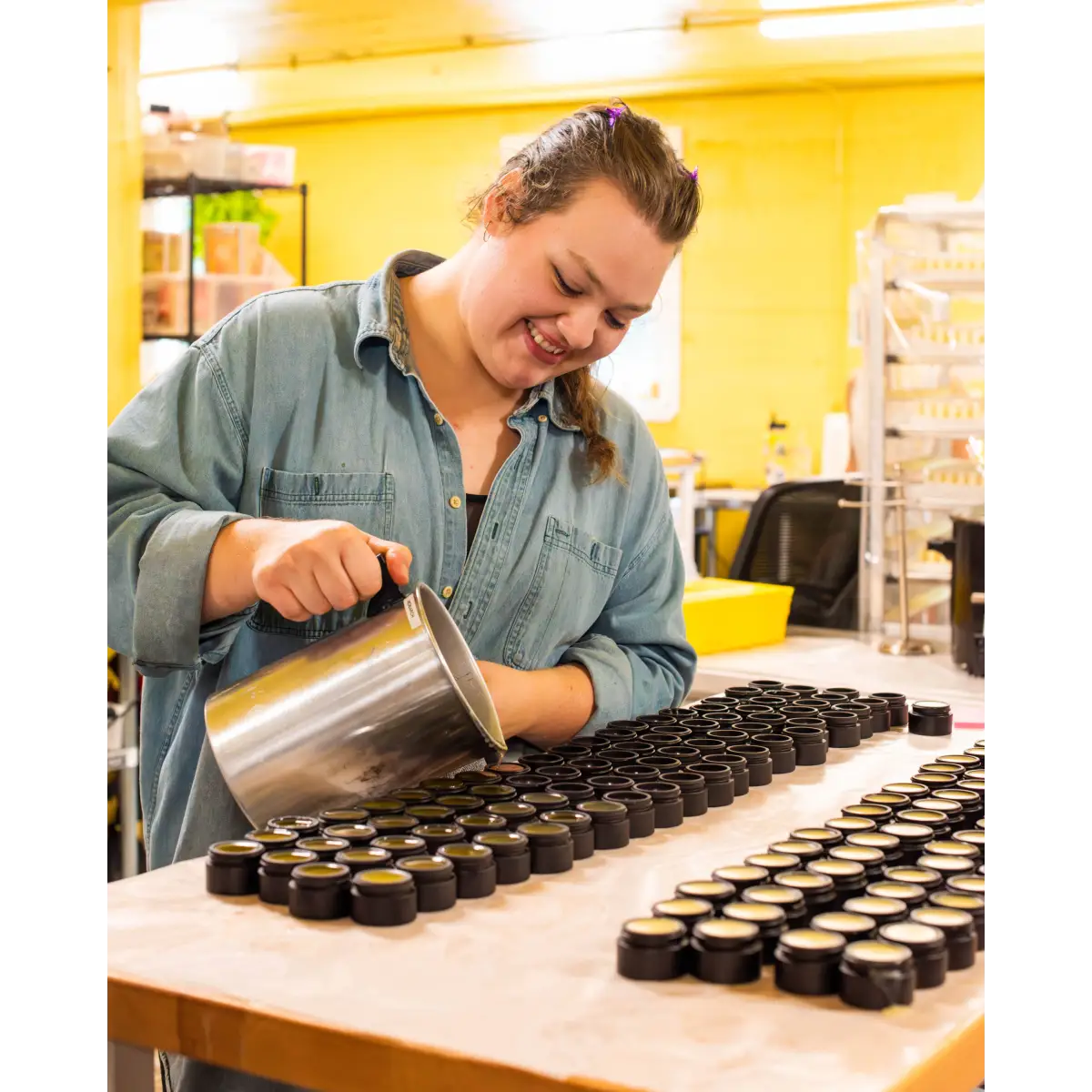 Solid Perfume - Honeysuckle - Handmade with Beeswax - Messner Bee Farm