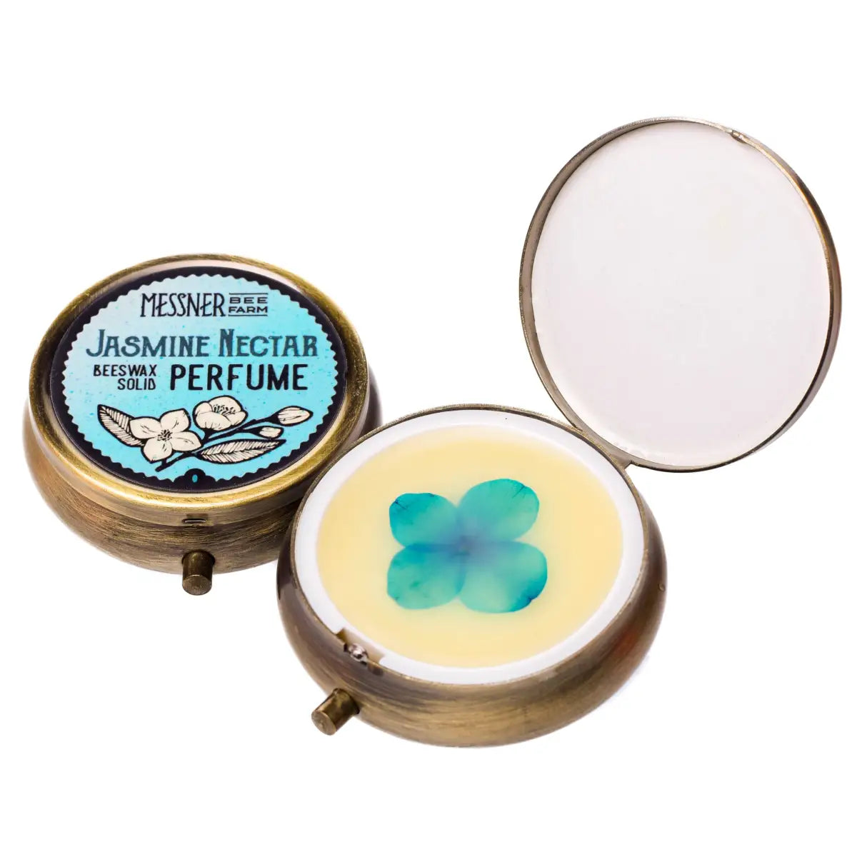 Solid Perfume - Jasmine Nectar - Handmade with Beeswax - Messner Bee Farm
