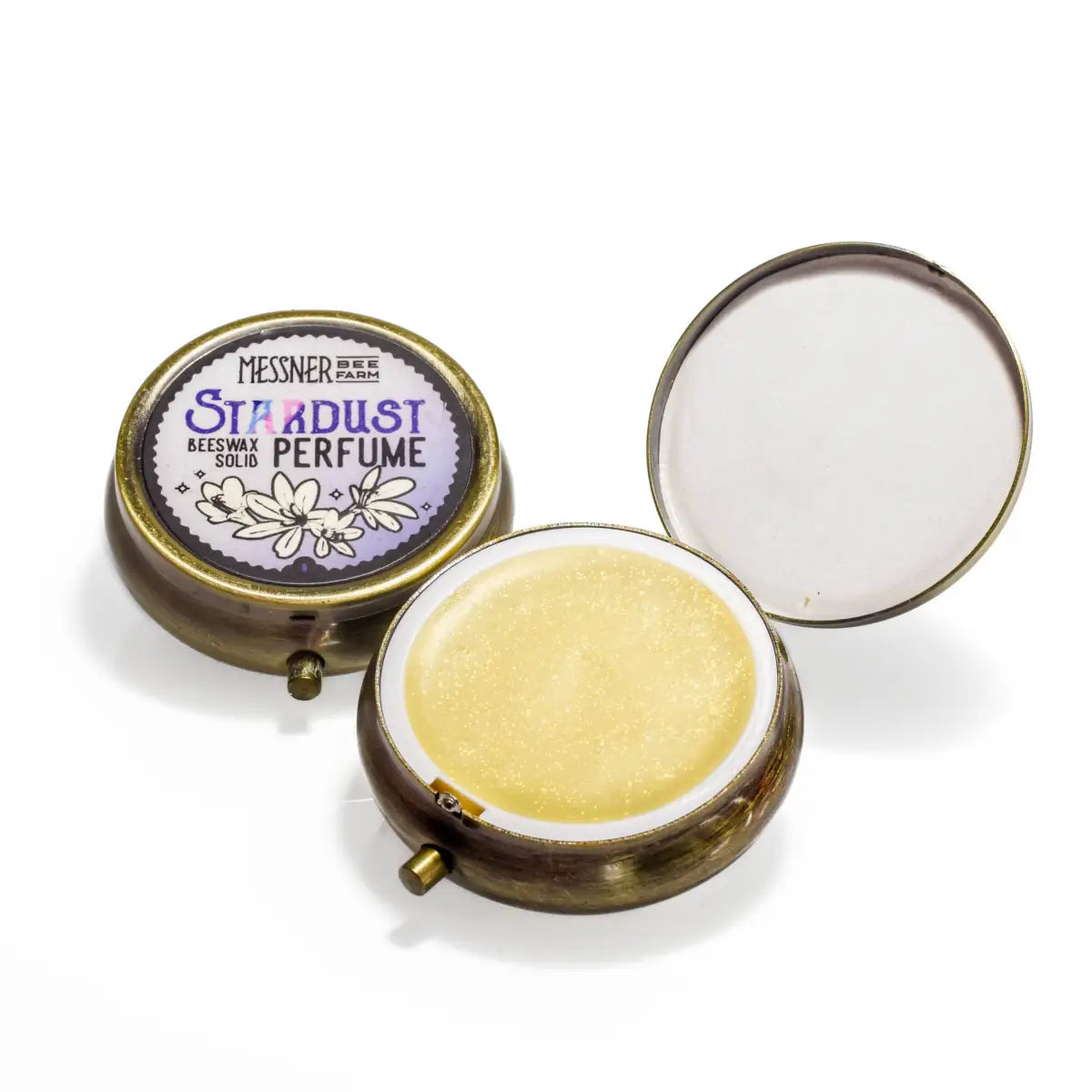 Solid Perfume - Stardust Glitter - Handmade with Beeswax - Messner Bee Farm