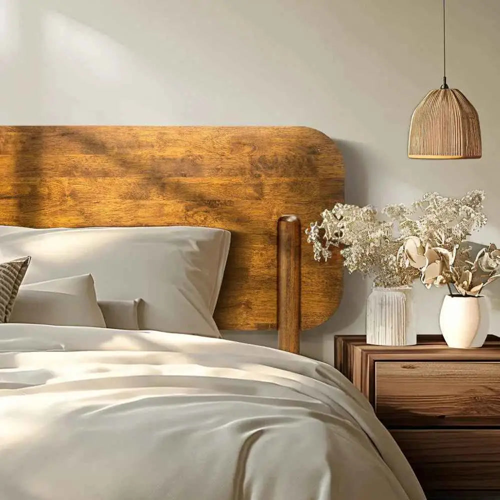 Solid Wood Bed Frame - Frida Deluxe - Quality Craftsmanship and Timeless Elegance - Megsu