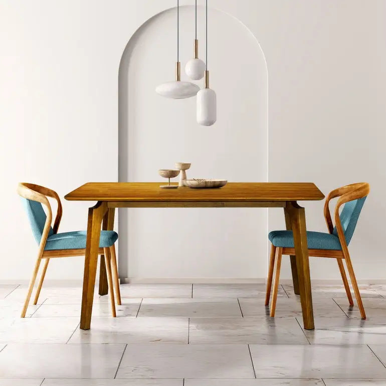 Solid Wood Dining Table - Acacia Verve 48’’ - Kitchen Table - Megsu
