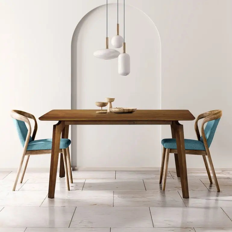 Solid Wood Dining Table - Acacia Verve 48’’ - Kitchen Table - Megsu