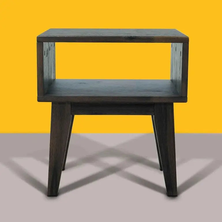 Solid Wood Nightstand - Acacia Serena - Modern Bedside Storage - Megsu