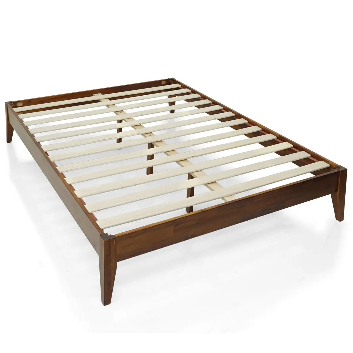 Solid Wood Platform Bed - Acacia Mervyn - Timeless Comfort and Style - Megsu