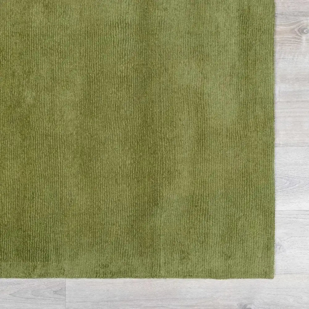 Solid Wool Sage Green Area Rug - Boutique Rugs