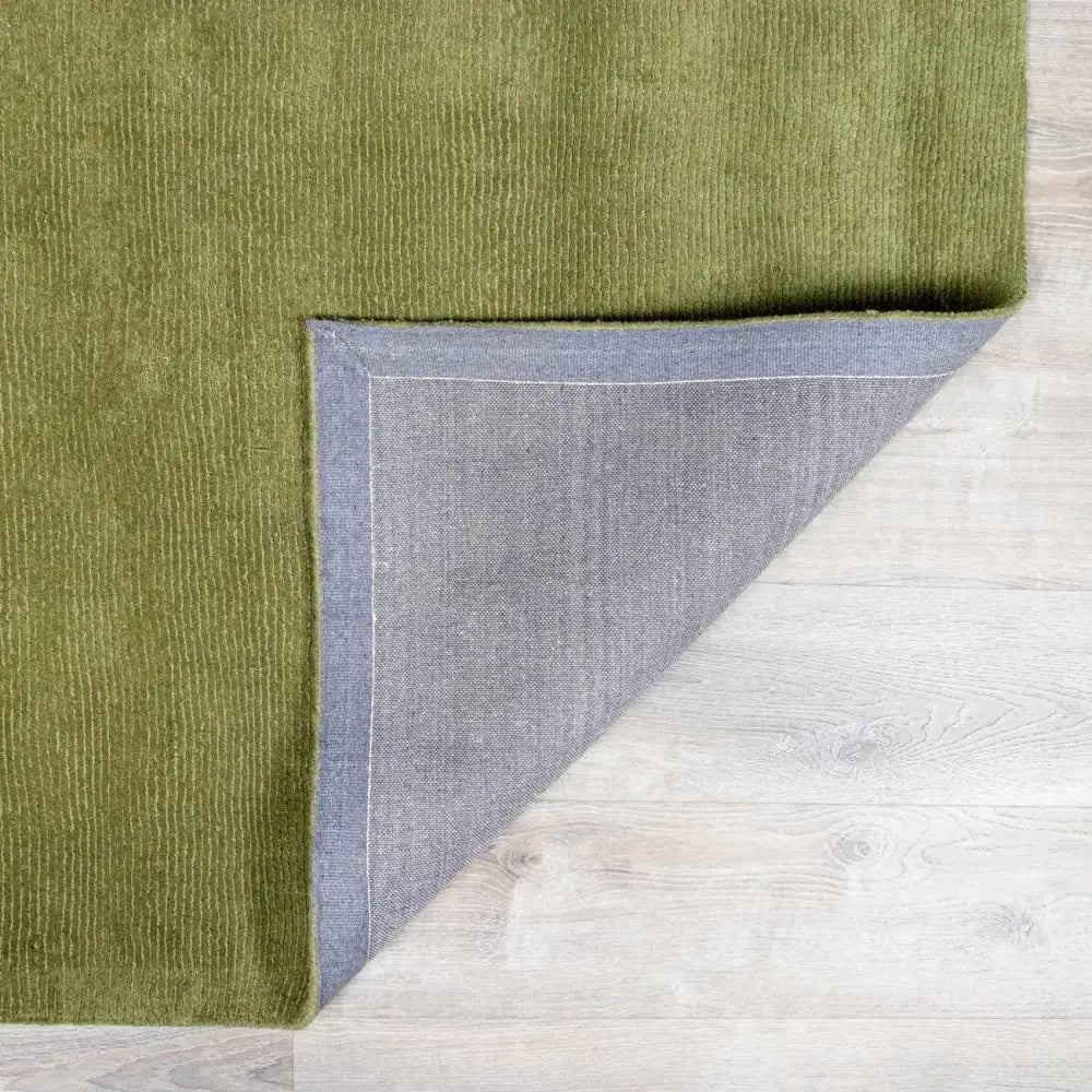 Solid Wool Sage Green Area Rug - Boutique Rugs