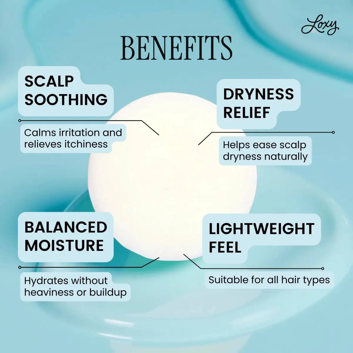 Conditioner Bar - SOOTHE for Dry Scalp with Tea Tree - Loxy