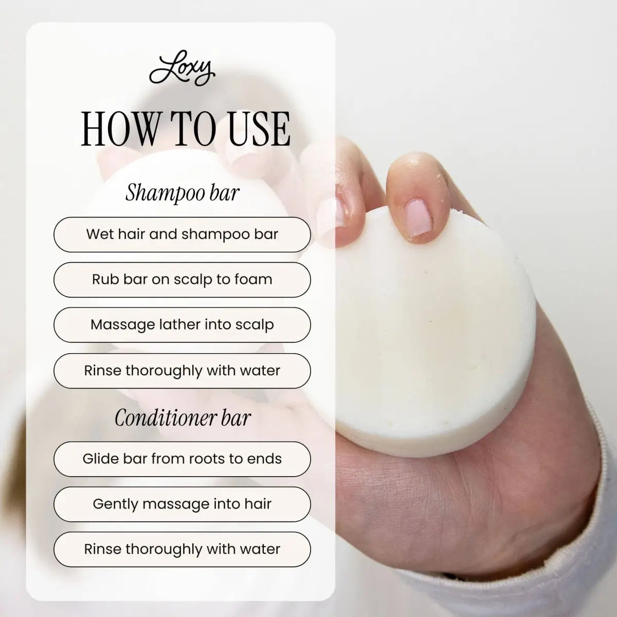 Conditioner Bar - SOOTHE for Dry Scalp with Tea Tree - Loxy