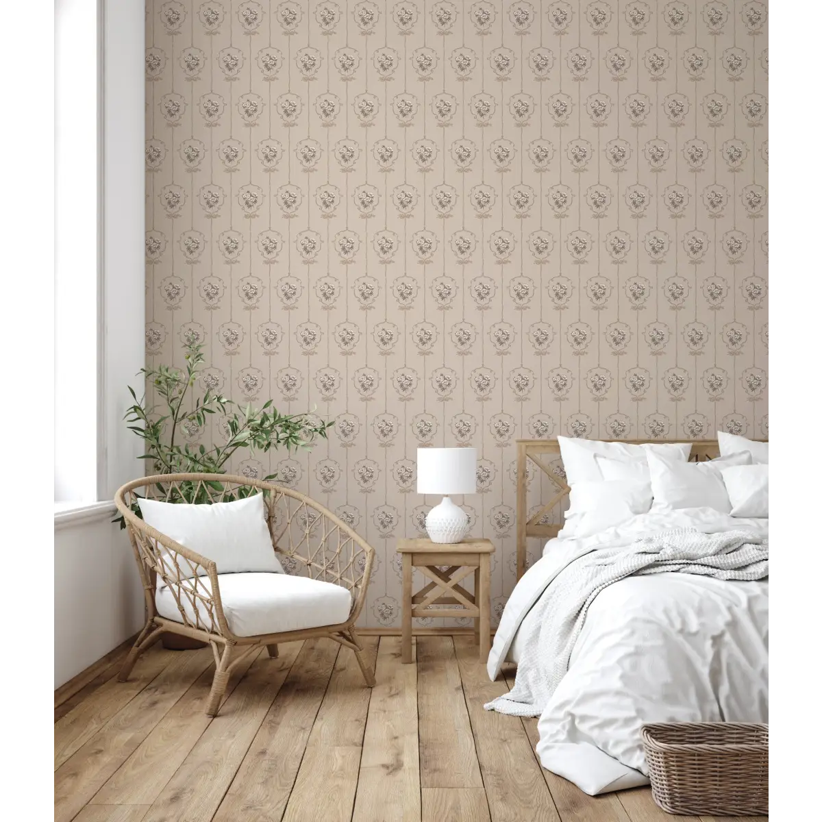 Southerly Wallpaper - Framed Bouquets - by Grateful Artsy Soul - Loomwell Home Goods
