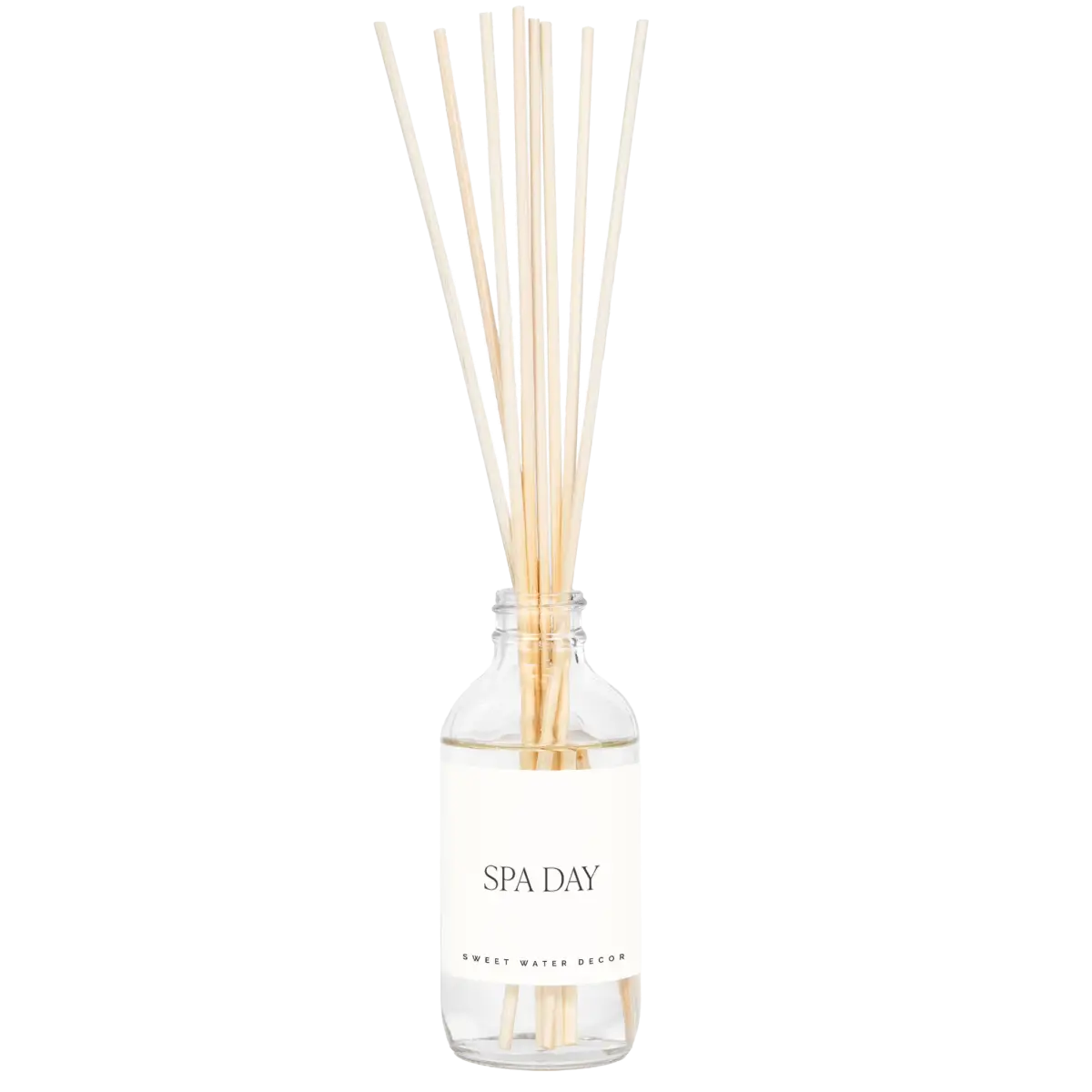 Spa Day Clear Reed Diffuser - Sweet Water Decor