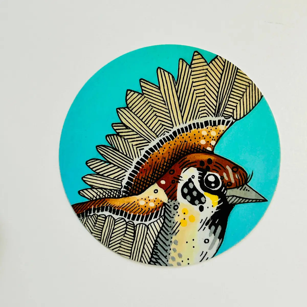 Sparrow Vinyl Sticker - Dear Darlington