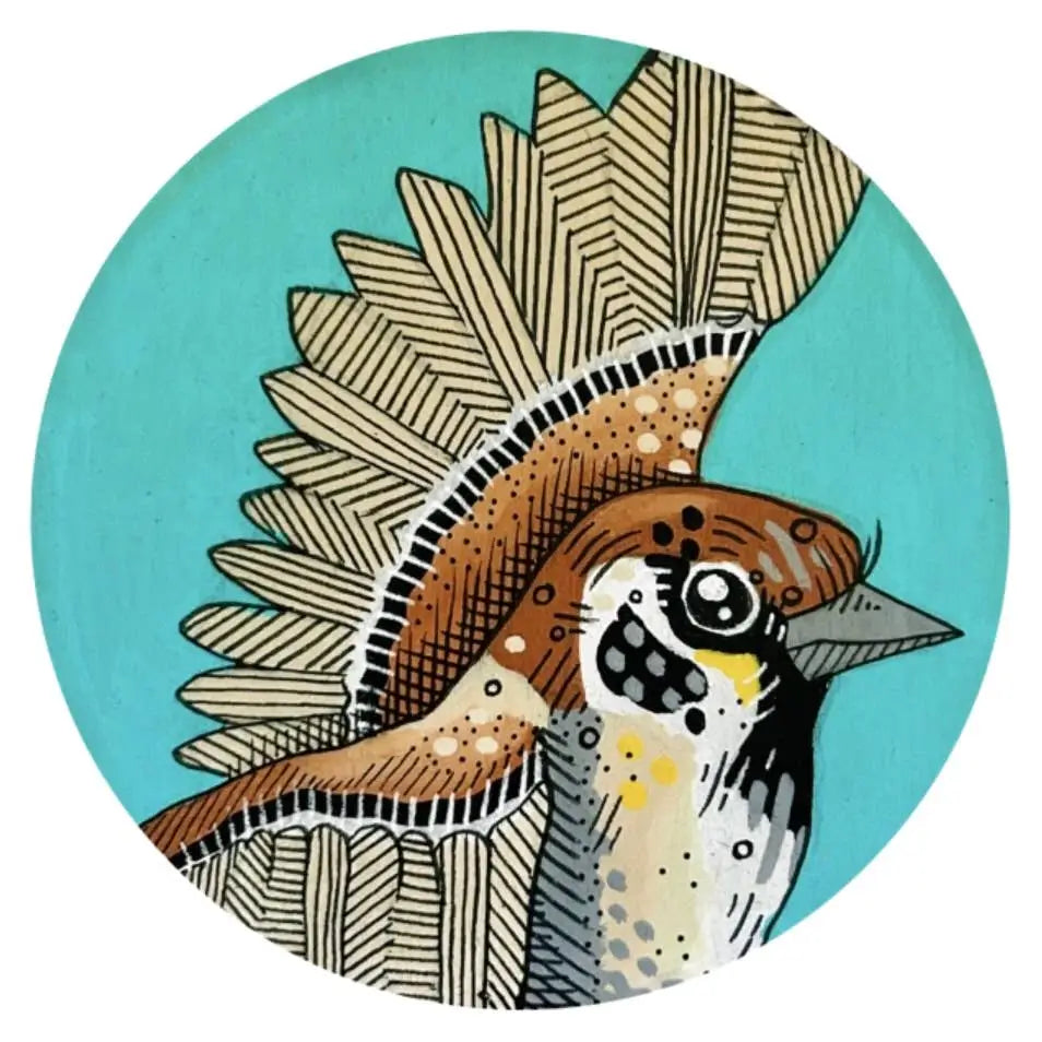 Sparrow Vinyl Sticker - Dear Darlington