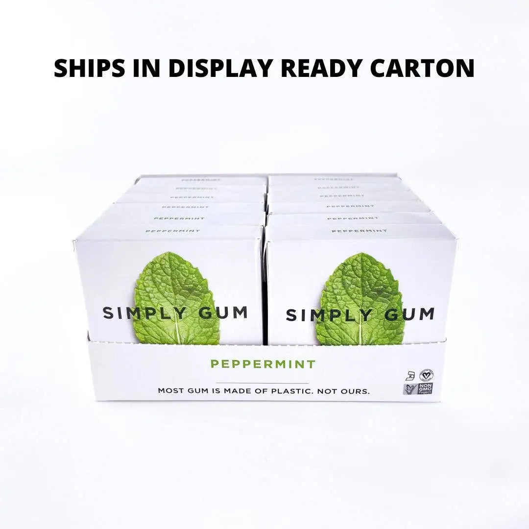 Simply Gum - Spearmint - All-Natural Chewing Gum - Simply Gum