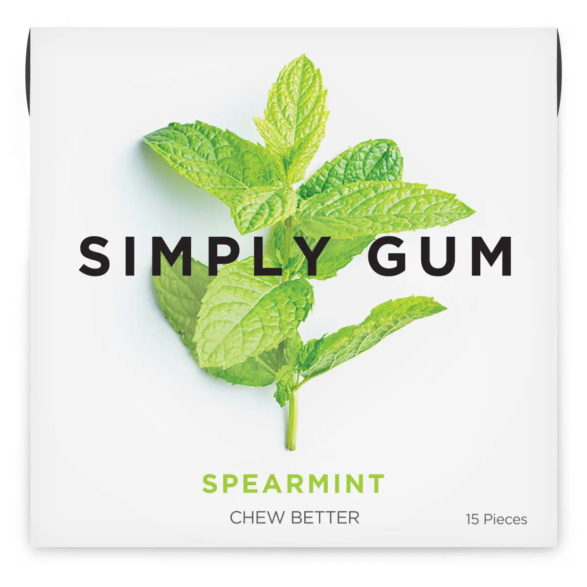 Simply Gum - Spearmint - All-Natural Chewing Gum - Simply Gum
