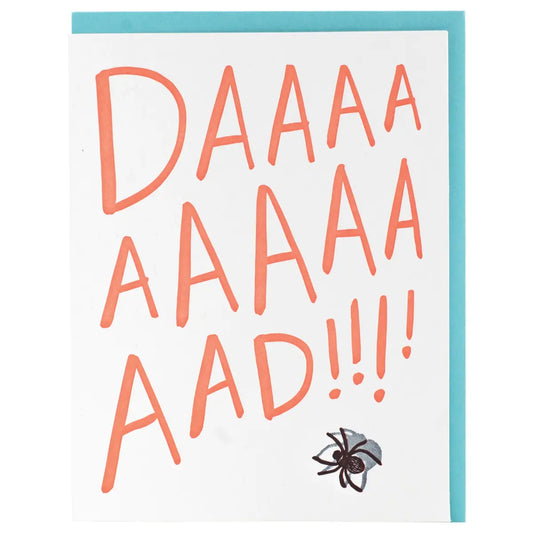 Father’s Day Card - Spider for Dad - Smudge Ink