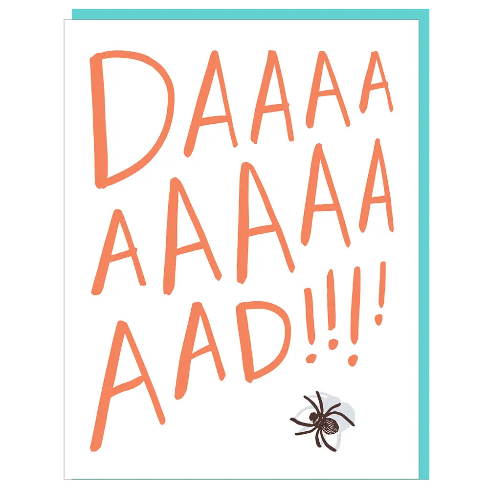 Father’s Day Card - Spider for Dad - Smudge Ink