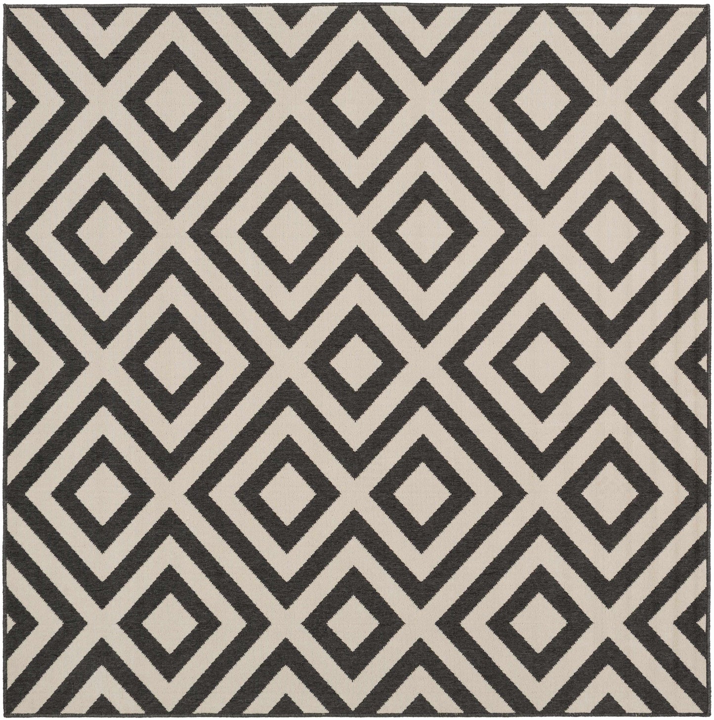 Spilsby Black Trellis Outdoor Rug