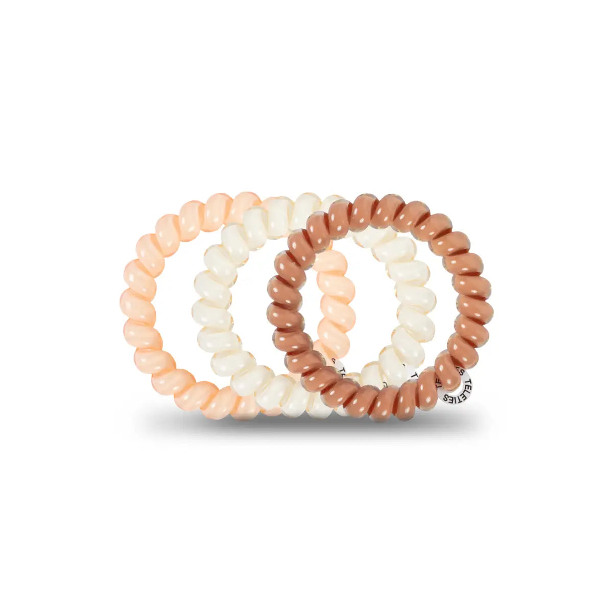 Spiral Hair Ties - Nude Hair Coils - Large - TELETIES