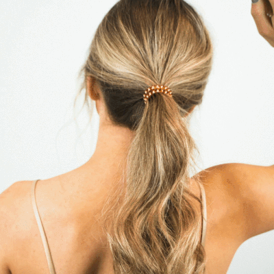 Spiral Hair Ties - Nude Hair Coils - Large - TELETIES
