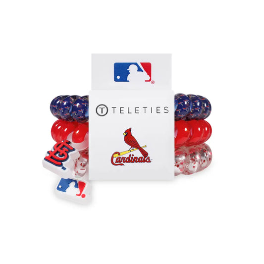 Spiral Hair Coils - St. Louis Cardinals Hair Ties - Large - TELETIES