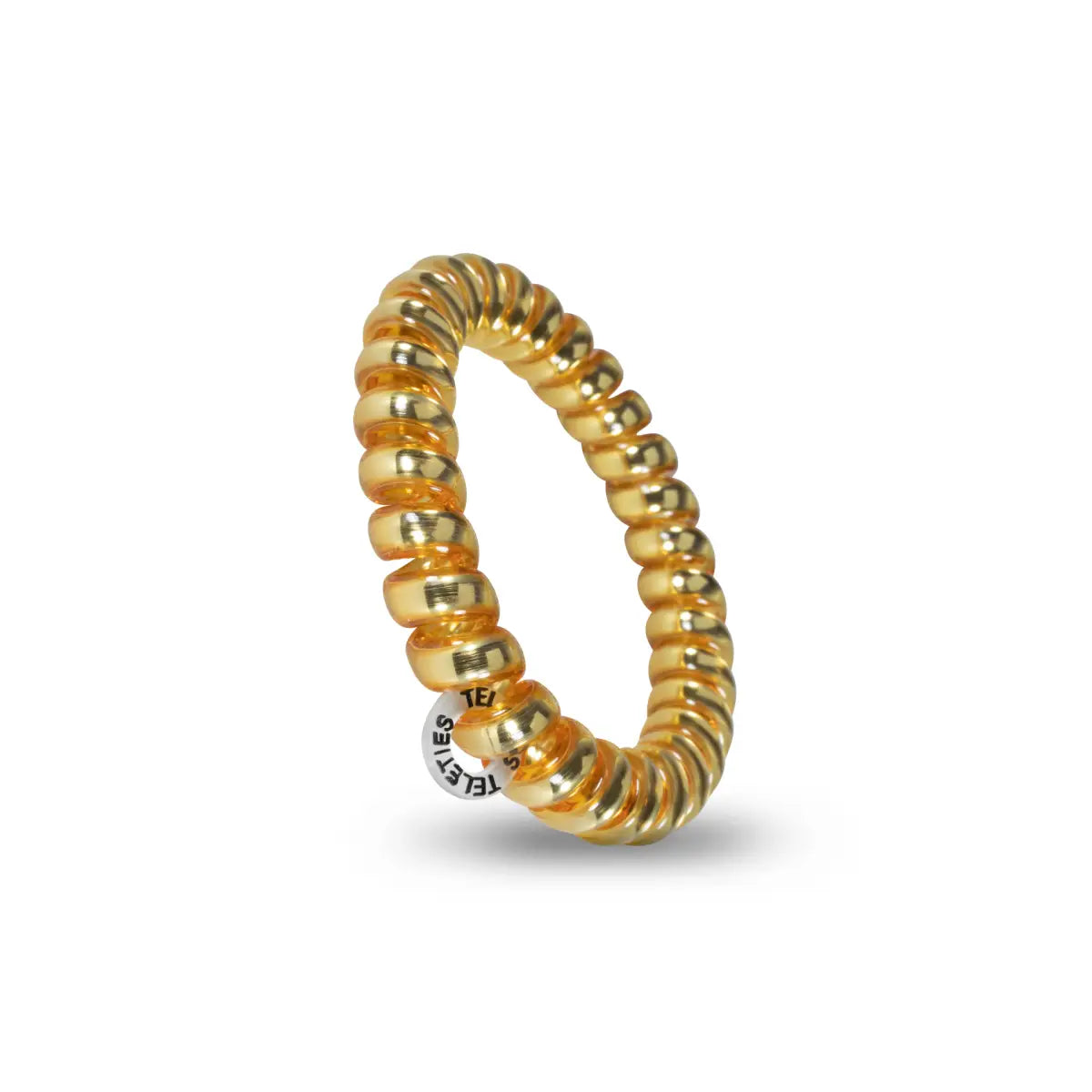 Spiral Hair Coils - Sunset Gold Hair Ties - Large - TELETIES