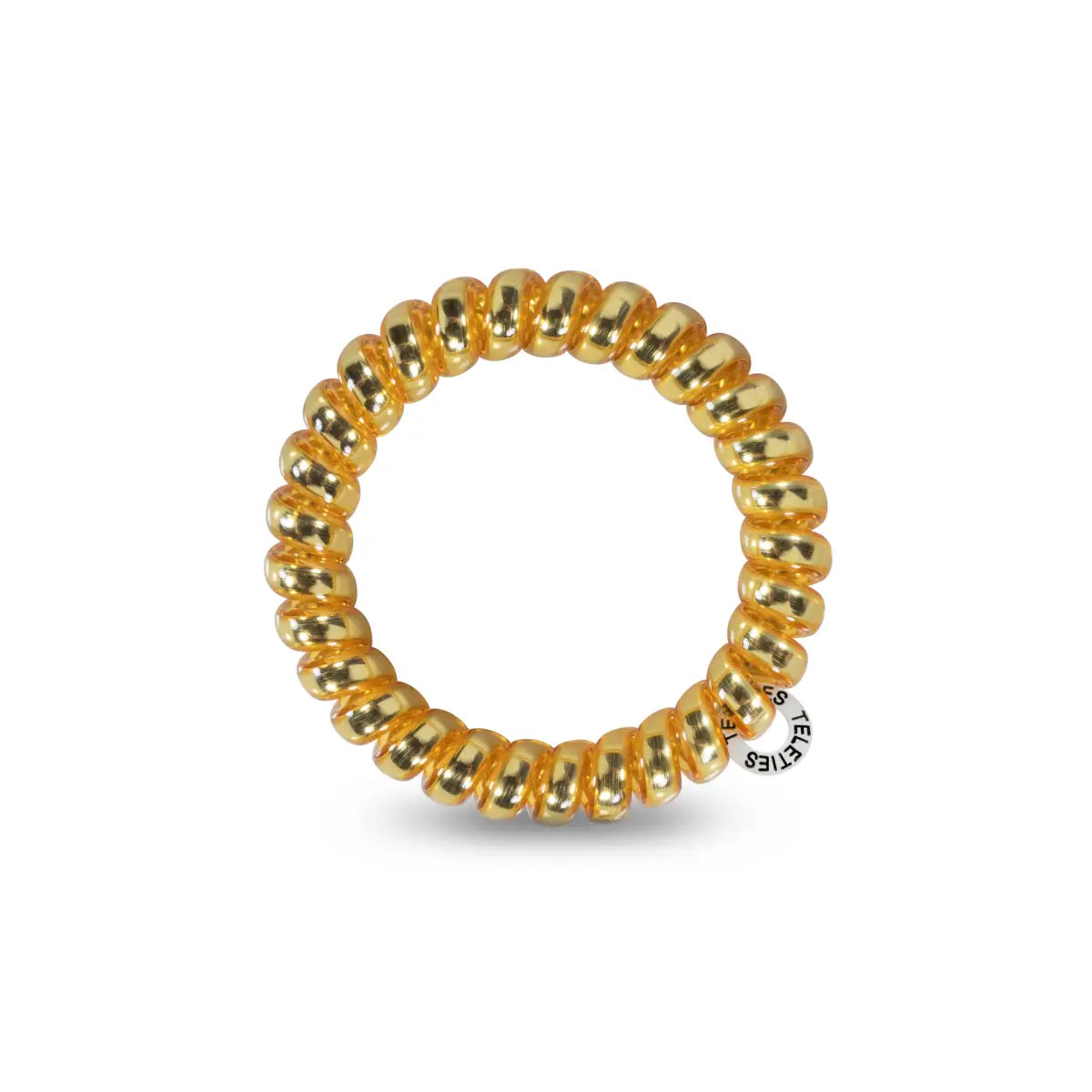 Spiral Hair Coils - Sunset Gold Hair Ties - Large - TELETIES