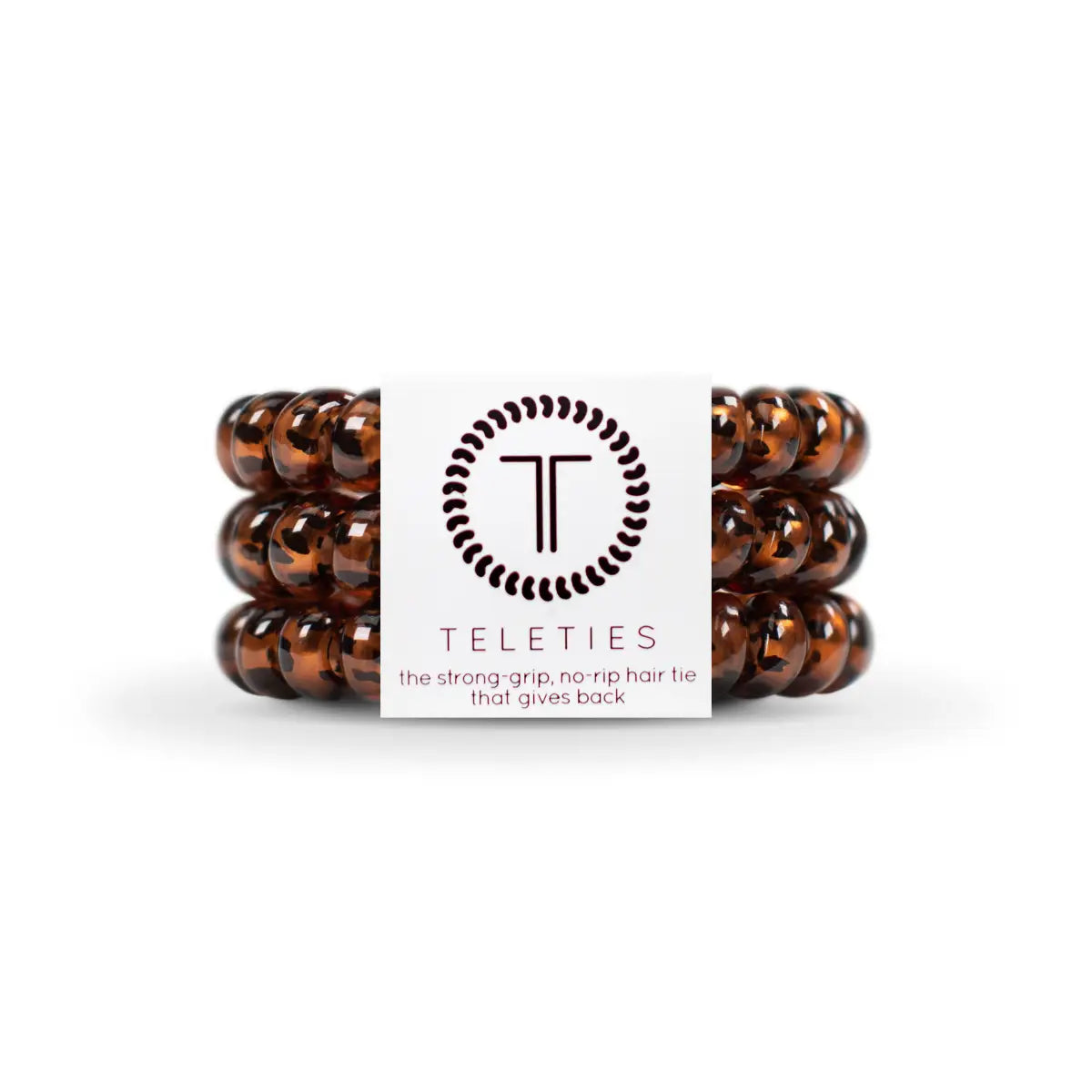 Spiral Hair Ties - Tortoise Hair Coils - Large - TELETIES