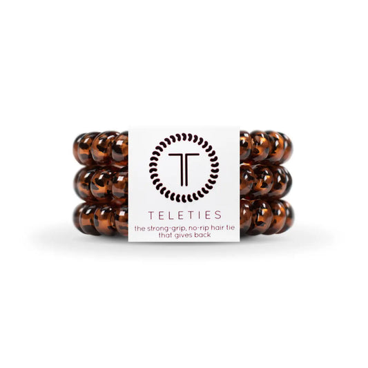 Spiral Hair Ties - Tortoise Hair Coils - Large - TELETIES