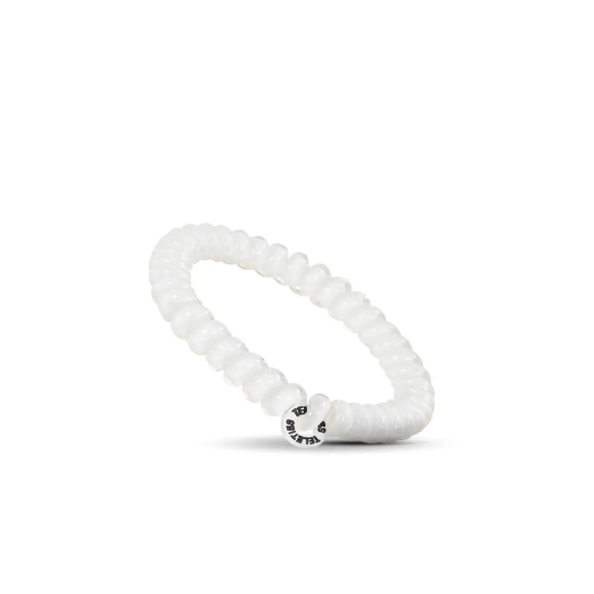 Spiral Hair Coils - Coconut White Hair Ties - Small - TELETIES