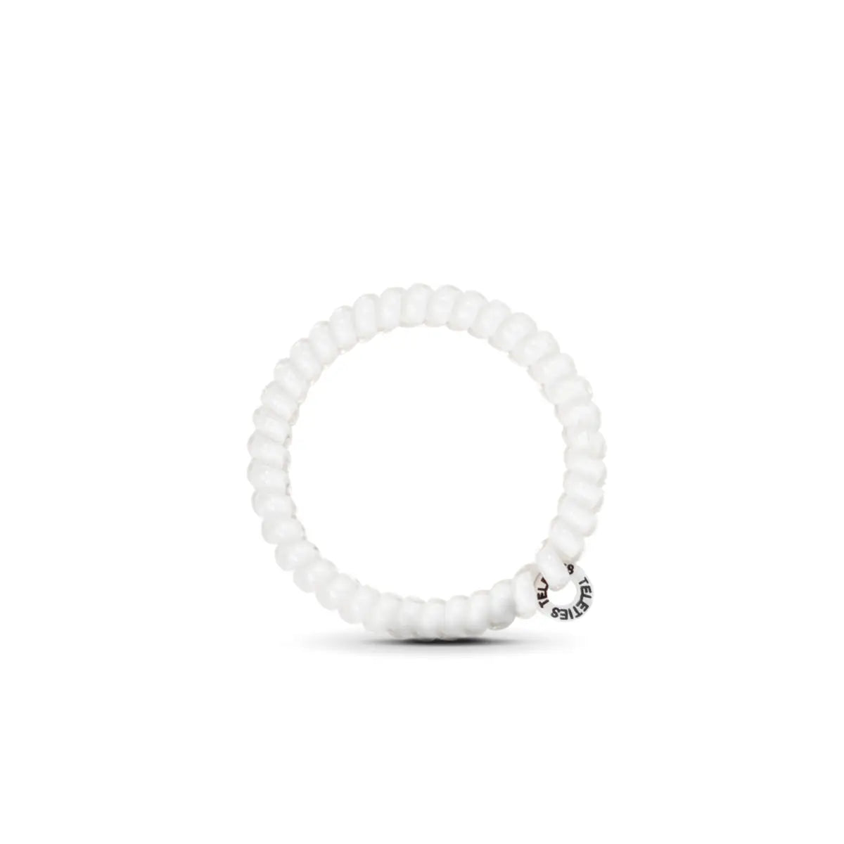 Spiral Hair Coils - Coconut White Hair Ties - Small - TELETIES