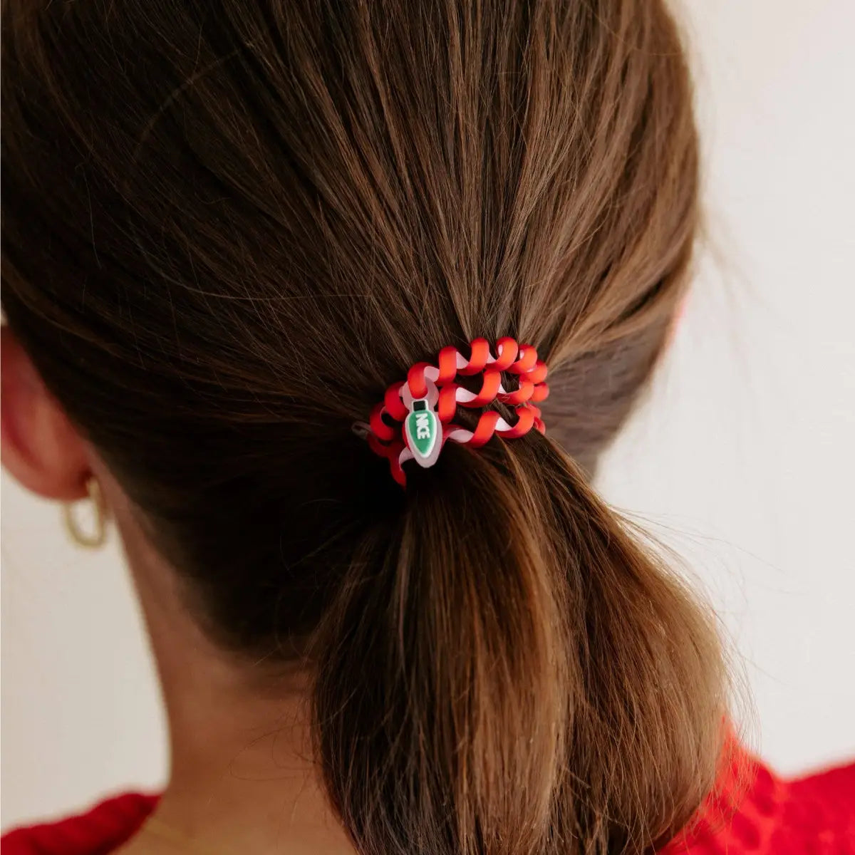 Christmas Spiral Hair Coils - Naughty or Nice Hair Ties - Small - TELETIES