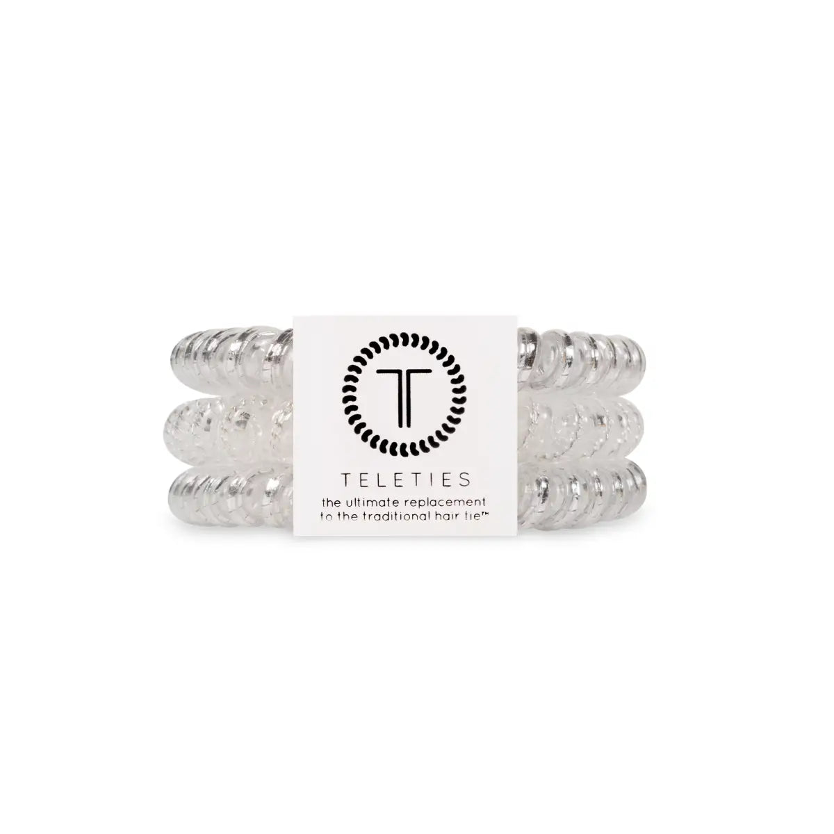 Spiral Hair Coils - Silver Slay Hair Ties - Small - TELETIES