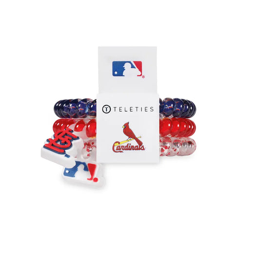 Spiral Hair Coils - St. Louis Cardinals Hair Ties - Small - TELETIES