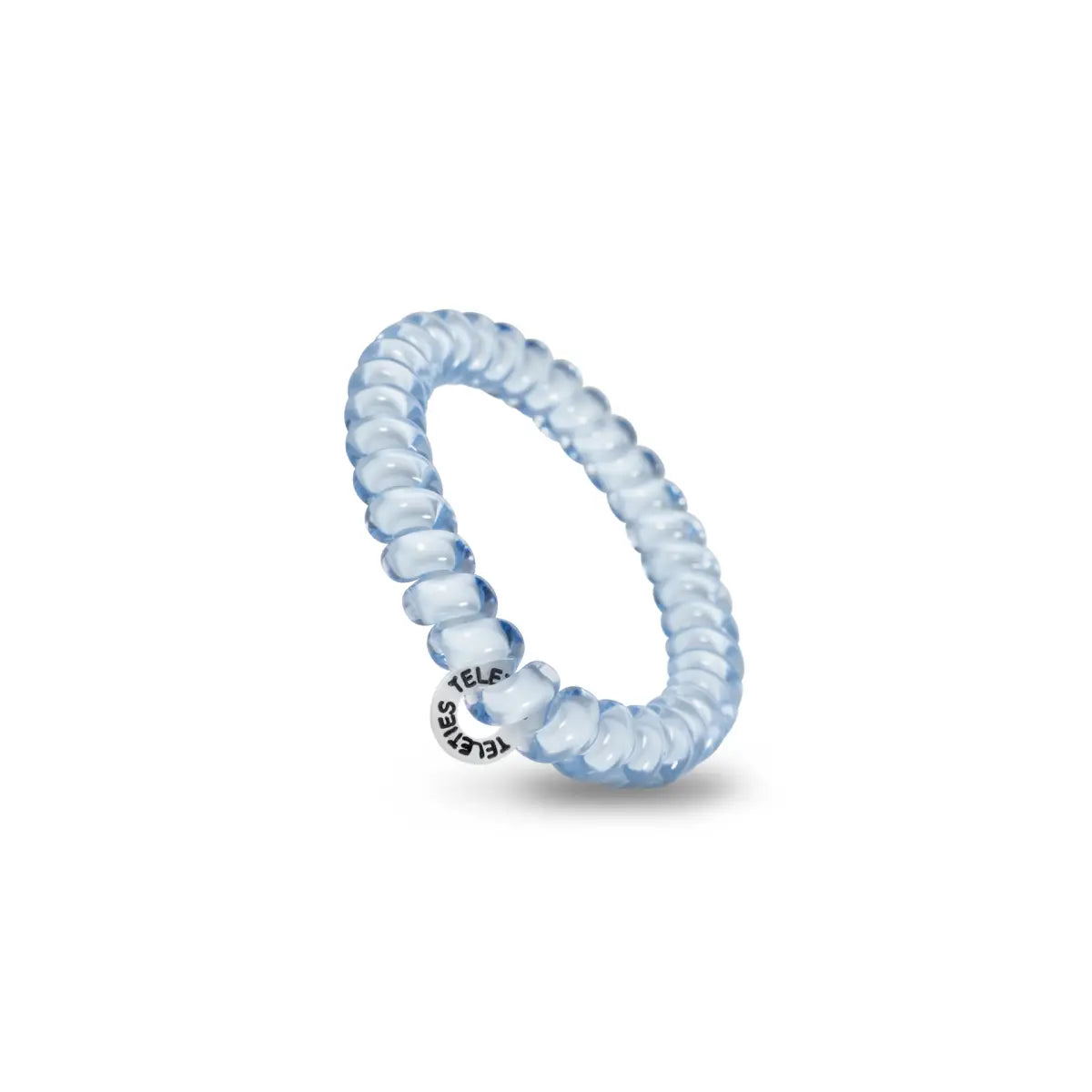 Spiral Hair Coils - Washed Denim Hair Ties - Small - TELETIES