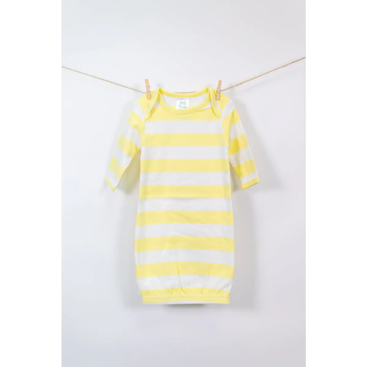 Spring Baby Gowns - Summer Yellow & White / 0-3 Month - ARB Blanks