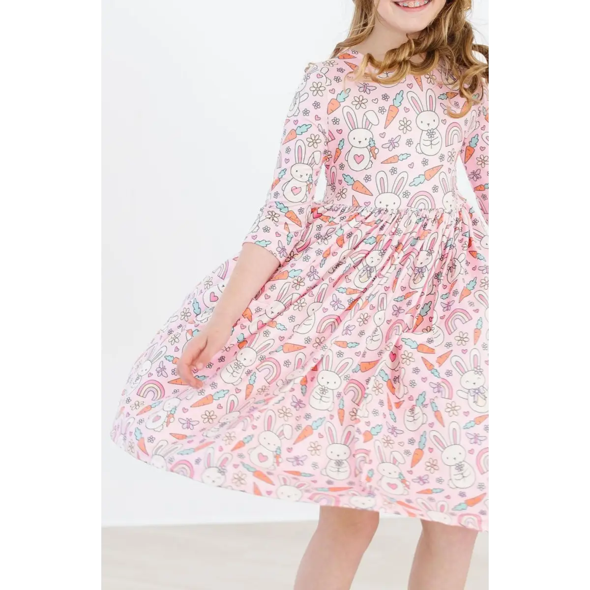 Pocket Twirl Dress - Springtime Bunnies - Easter - Mila & Rose ®