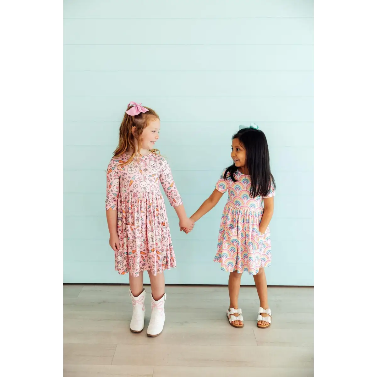 Pocket Twirl Dress - Springtime Bunnies - Easter - Mila & Rose ®