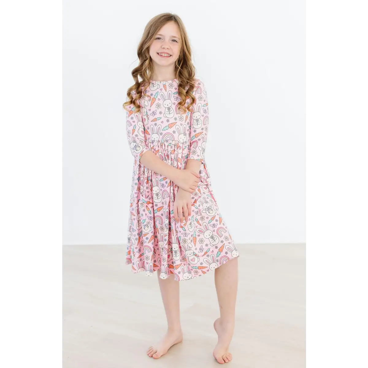 Pocket Twirl Dress - Springtime Bunnies - Easter - Mila & Rose ®