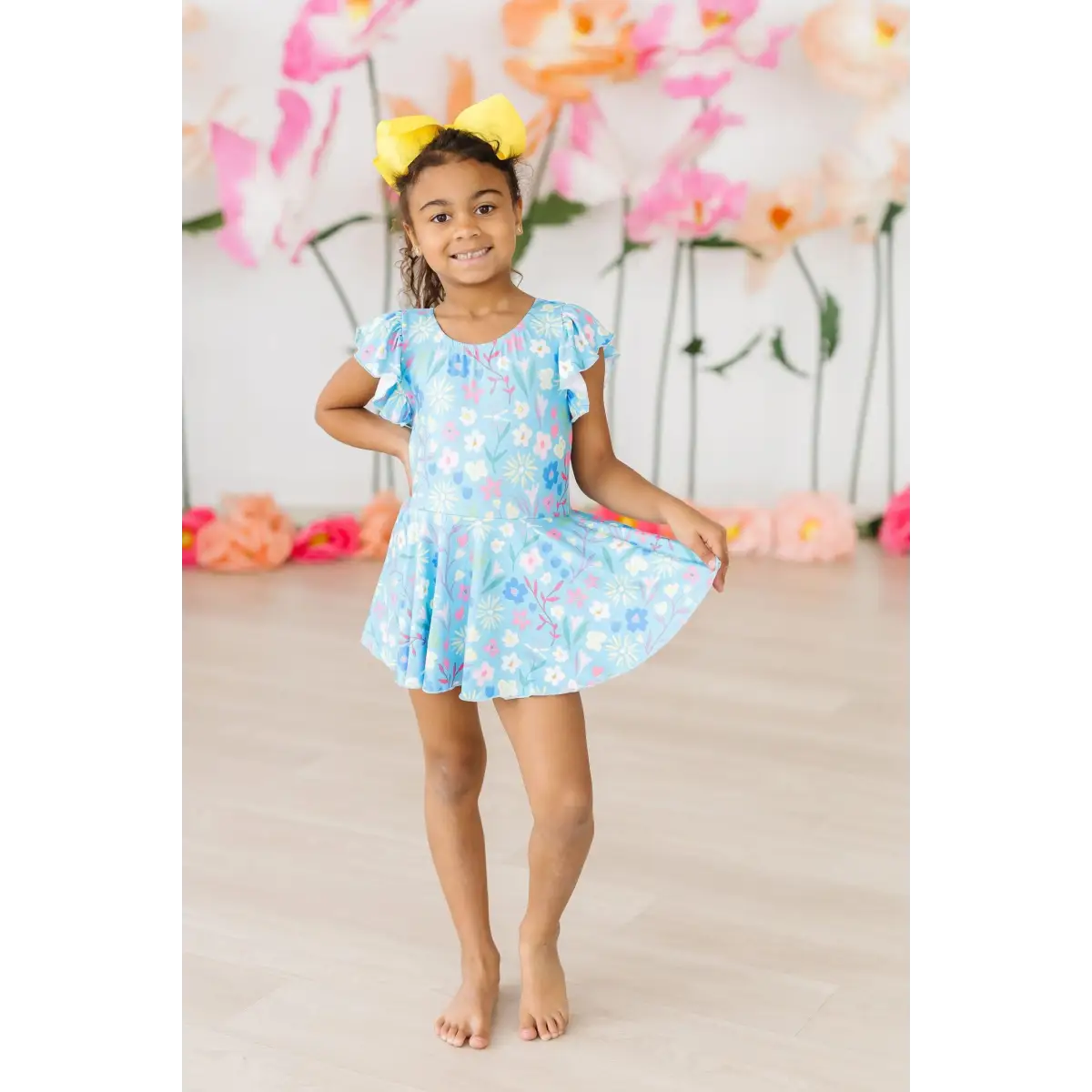 Twirl Leotard with Skirt - Springtime Splendor - Mila & Rose ®