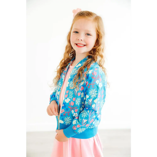 Springtime Splendor Satin Jacket - Mila & Rose ®