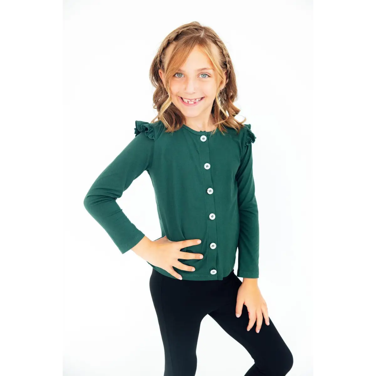 Spruce Ruffle Cardigan - Mila & Rose ®