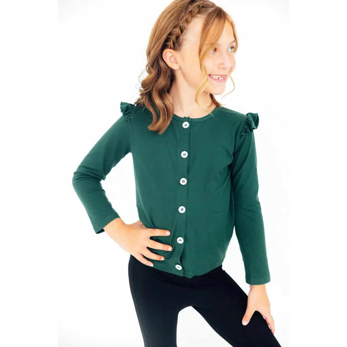 Spruce Ruffle Cardigan - Mila & Rose ®