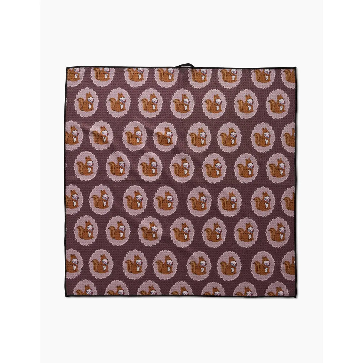 Paw Towel - Brown Squirrels - Geometry