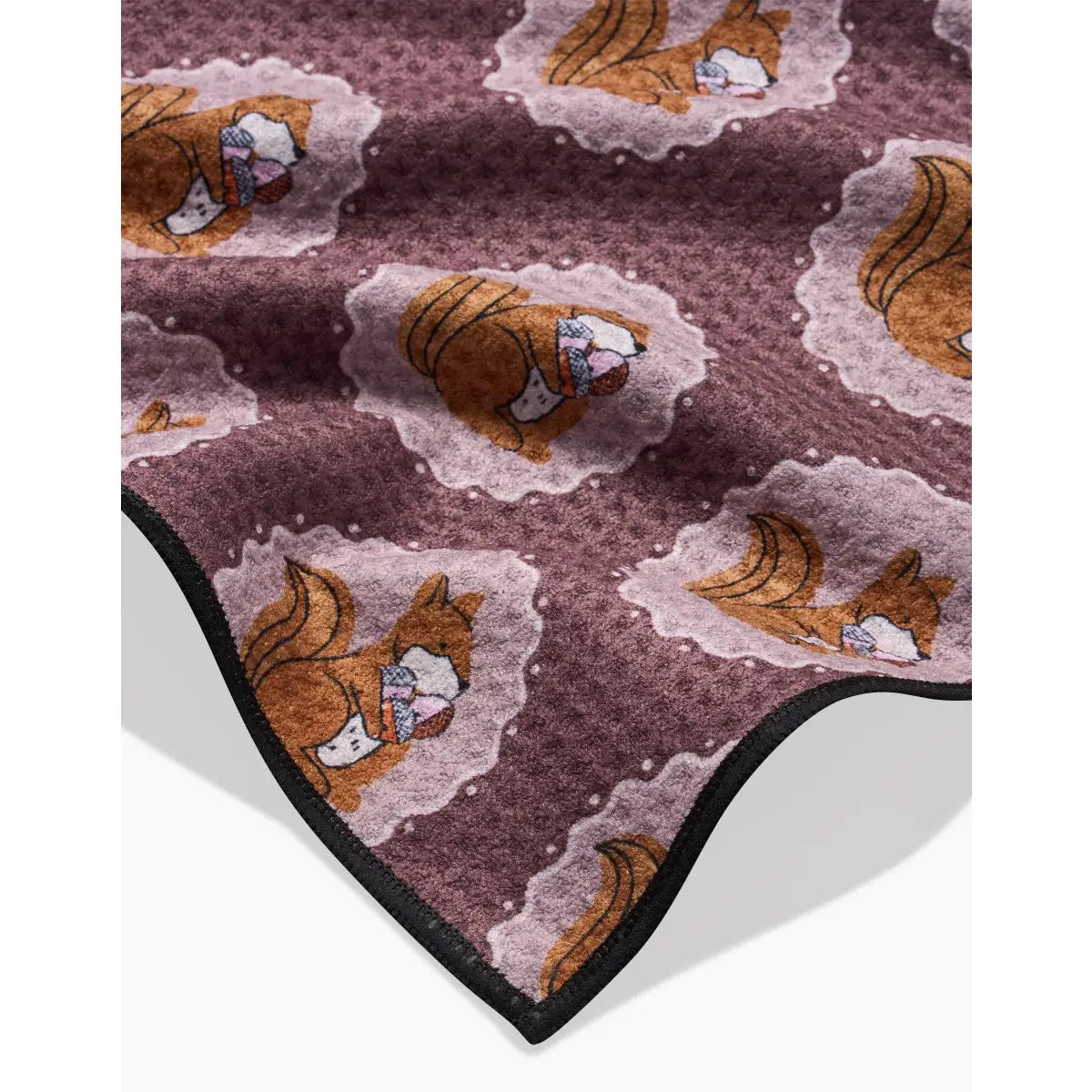 Paw Towel - Brown Squirrels - Geometry