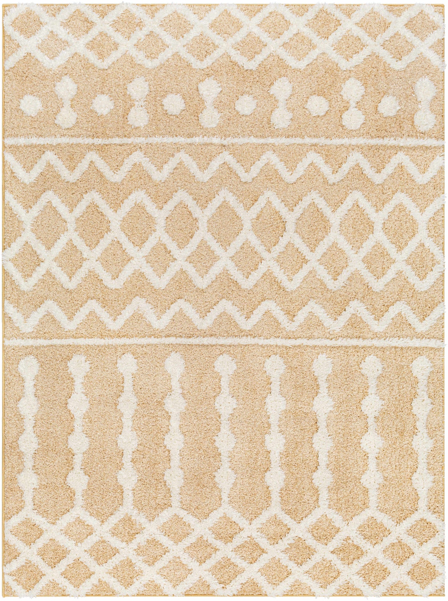 Ilyas Camel Plush Area Rug