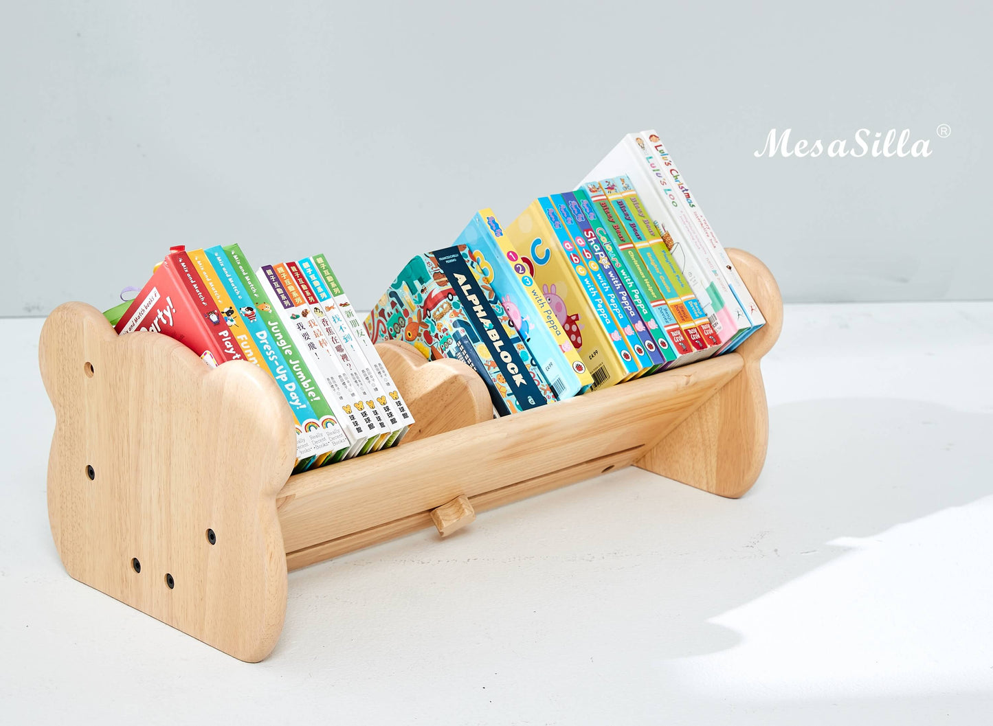 Organizador de libros para niños Mesasilla con divisor desmontable: solución de almacenamiento innovadora